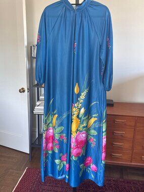 Vintage Floral House Dress